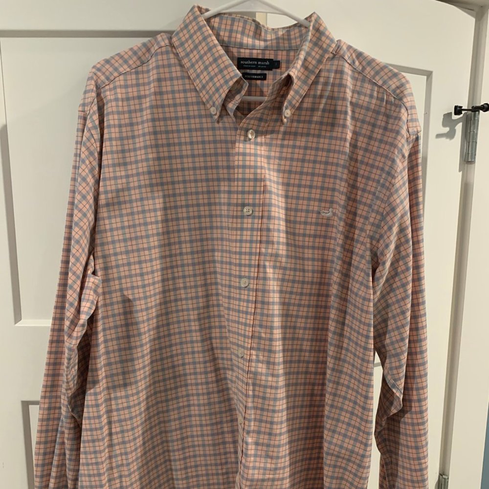 Southern Marsh Performance Dress Shirt